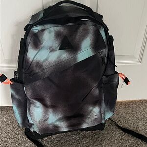 Adidas Black and Blue Men's Backpack